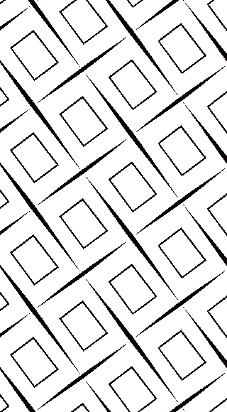 zwh 长方框 格纹 黑白